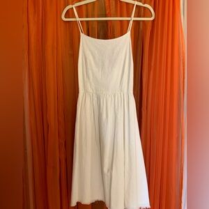 Old Navy white linen/ cotton dress, Medium